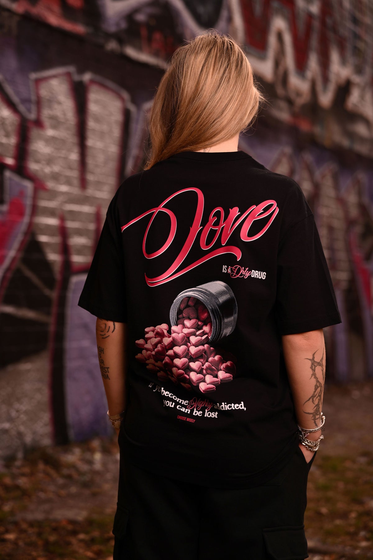 BOXY OVERSIZED TEE - LOVE DRTY DRUG