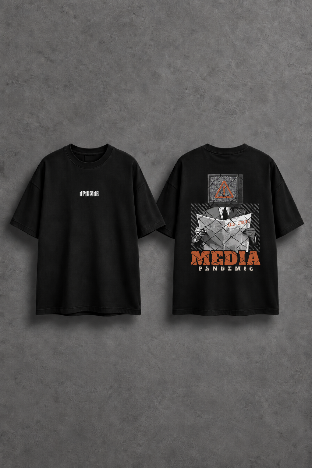 BIO BOXY TEE - MEDIA PANDEMIC