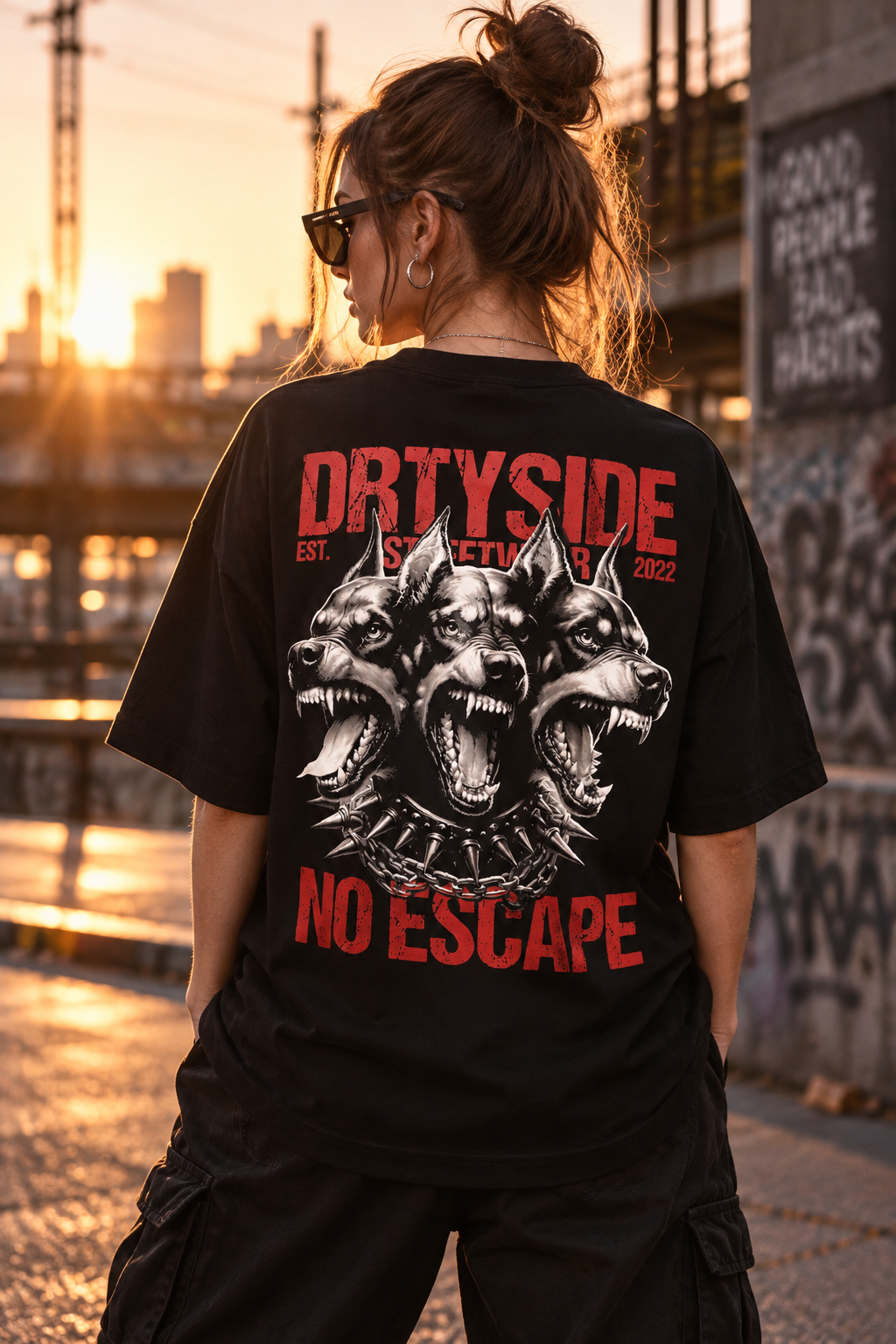BIO BOXY TEE - NO ESCAPE