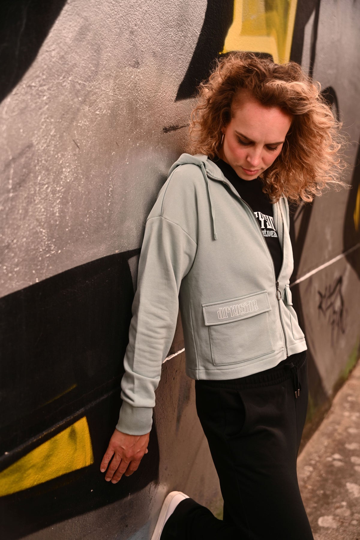 BIO LADIES CROPPED SWEATJACKE