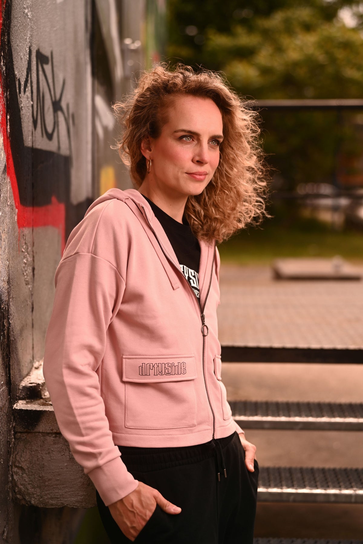 BIO LADIES CROPPED SWEATJACKE