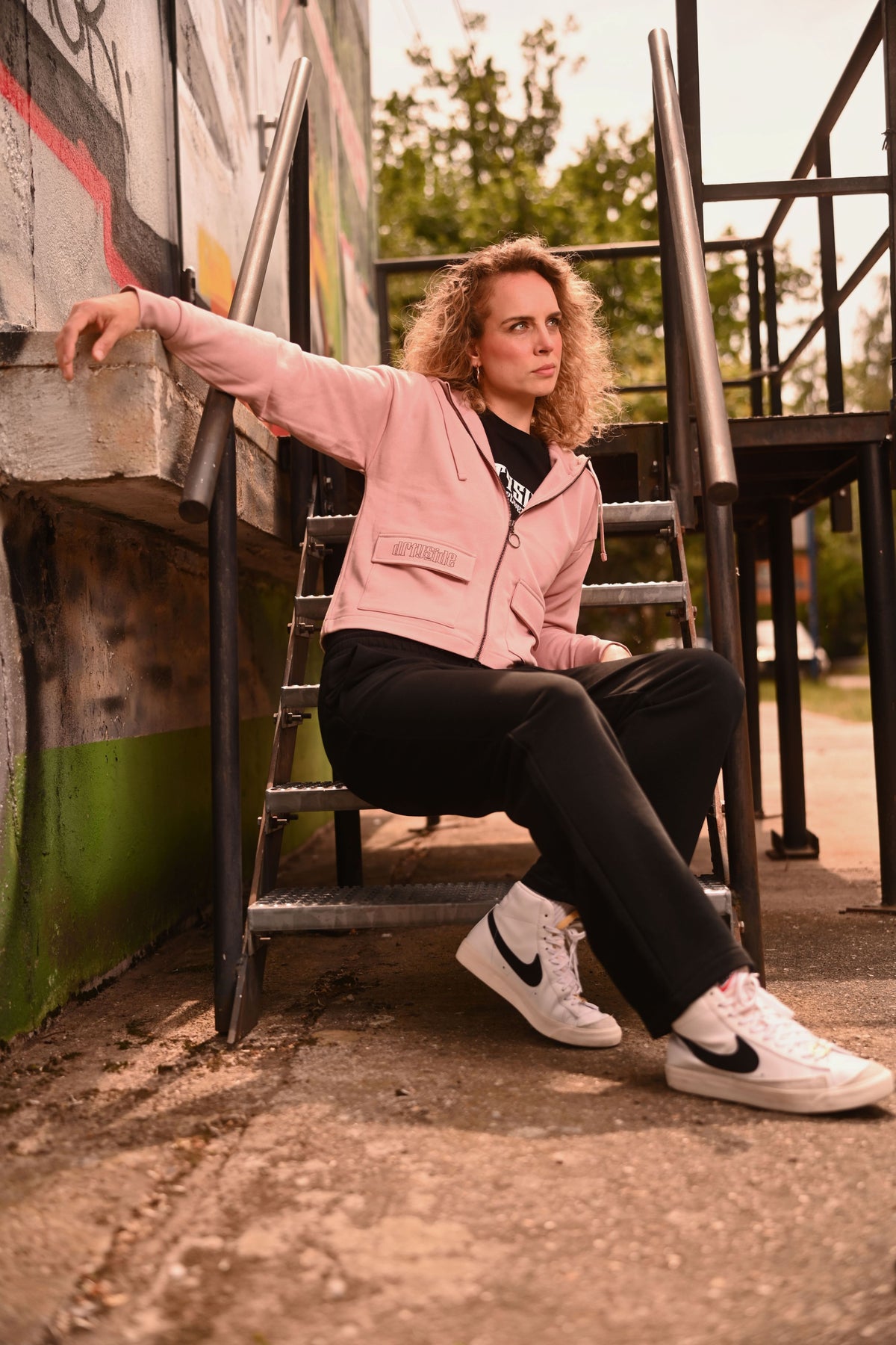 BIO LADIES CROPPED SWEATJACKE