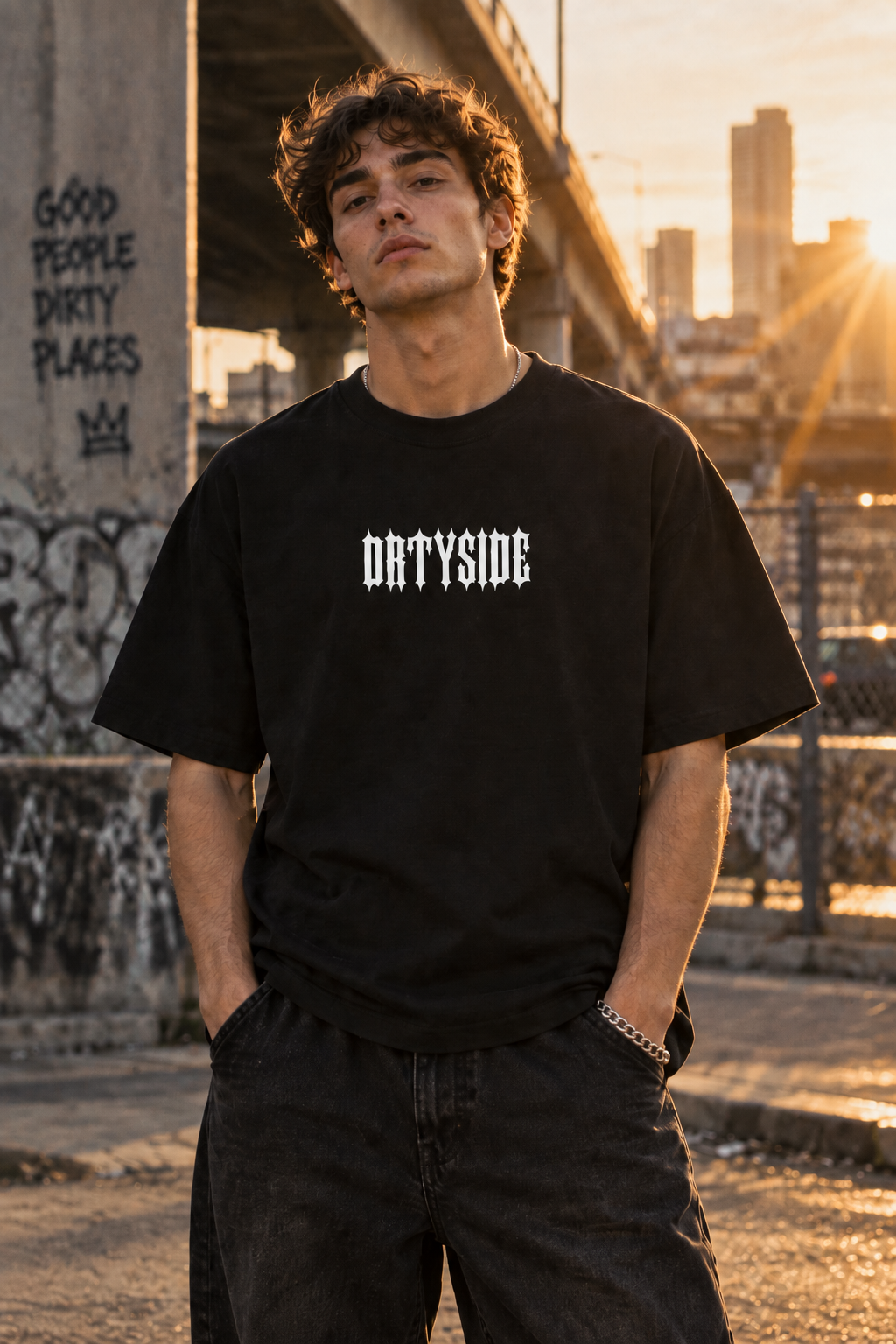BIO BOXY TEE - THORN CROSS