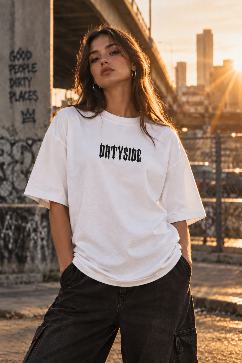 BIO BOXY TEE - THORN CROSS
