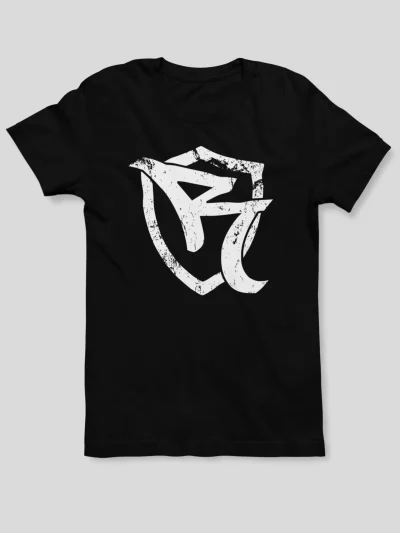 ORGANIC T-SHIRT - ROKKAZ LOGO DISTRESSED