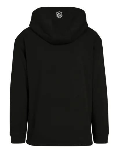 PULL OVER HOODIE - BLACK