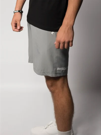 PERFORMANCE SHORTS - GREY + WHITE