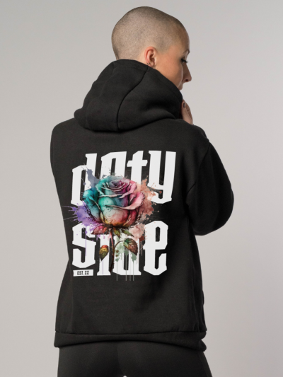 OVERSIZED HOODIE - DRTYSIDE ROSE