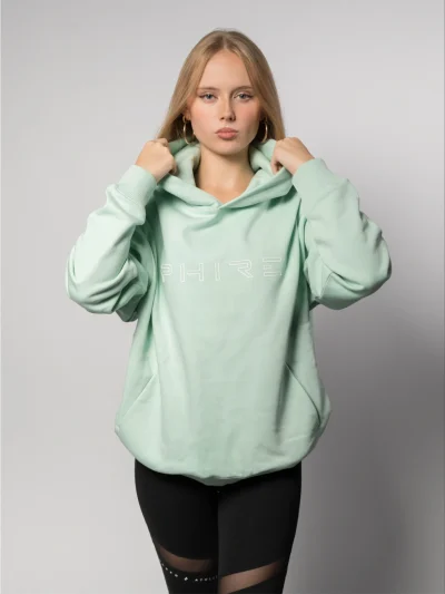 MODERN OVERSIZED HOODIE - MINT