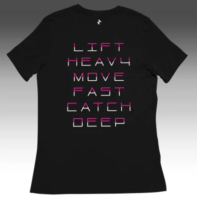 LADIES FITTED SHIRT – WEIGHTLIFTING