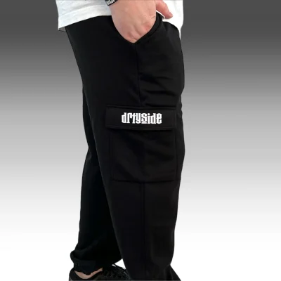 CARGO JOGGER - DRTYSIDE - BLACK