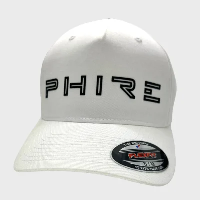 FLEXFIT CAP – PHIRE WHITE/BLACK