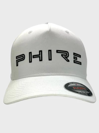 FLEXFIT CAP – PHIRE WHITE/BLACK