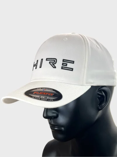 FLEXFIT CAP – PHIRE WHITE/BLACK