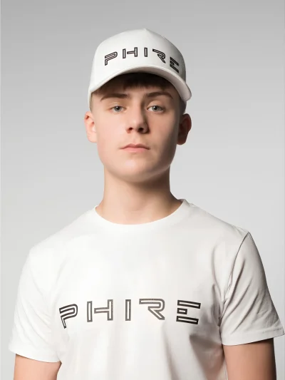 FLEXFIT CAP – PHIRE WHITE/BLACK