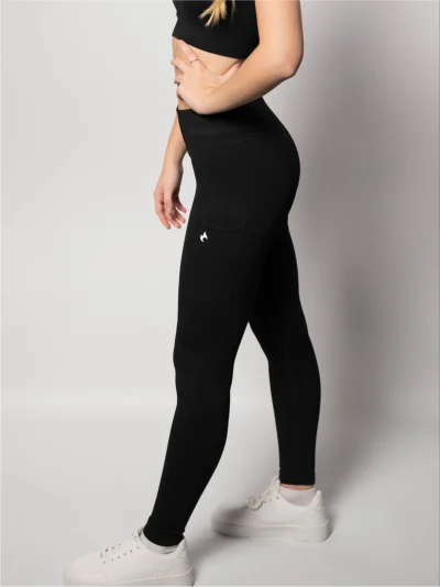 POCKET LEGGINGS - BLACK