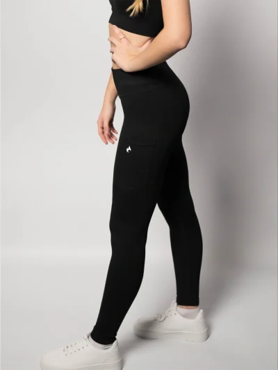 POCKET LEGGINGS - BLACK