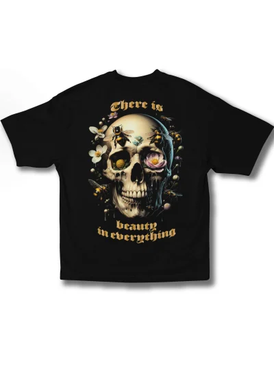 SKULL N' BEES - OVERSIZED SHIRT