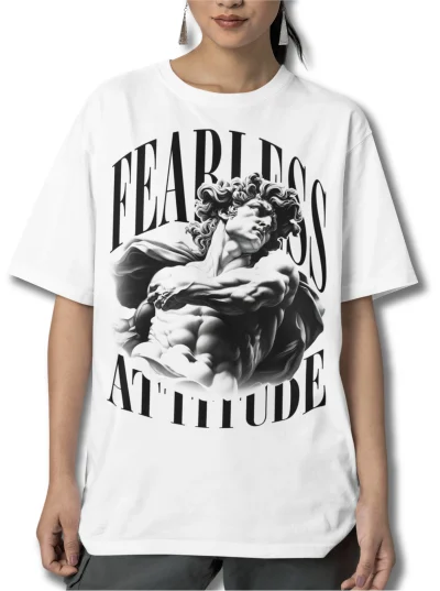 FEARLESS ATTITUDE - OVERSIZED SHIRT