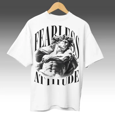 FEARLESS ATTITUDE - OVERSIZED SHIRT