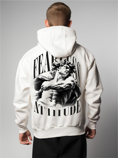 OVERSIZED HOODIE - FEARLESS ATTITUDE