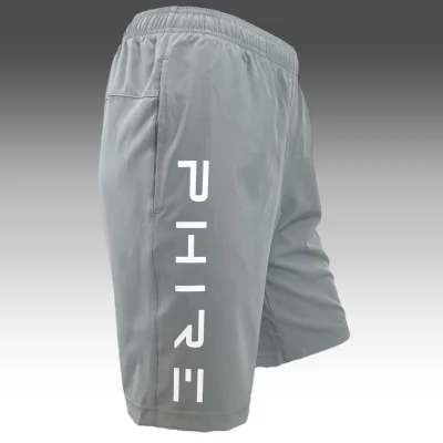 PERFORMANCE SHORTS - PHIRE GREY/WHITE