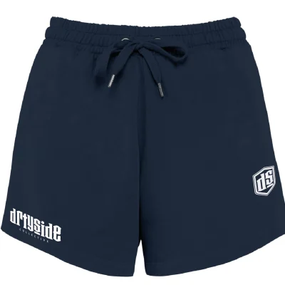 LADIES SHORTS - FRENCH TERRY - NAVY