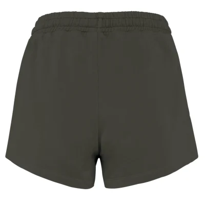 LADIES SHORTS - FRENCH TERRY - KHAKI