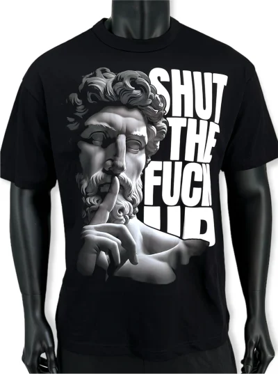 SHUT THE F* UP - HEAVY OVERSIZE TEE