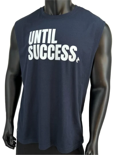 MEN'S SLEEVELESS SHIRT - UNTIL SUCCESS