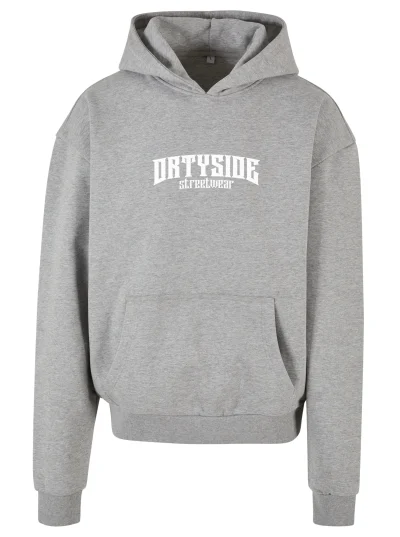 HEAVY OVERSIZED HOODIE - HEATHER GREY