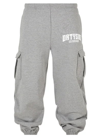 OVERSIZED CARGO JOGGER - HEATHER GREY