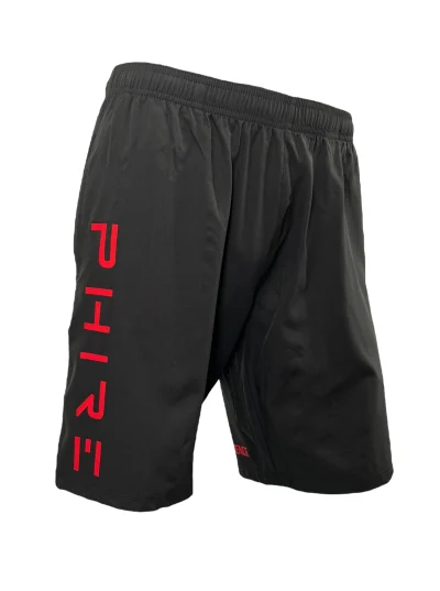 PERFORMANCE SHORTS - PHIRE - black-red