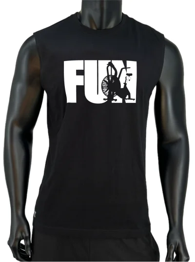 MEN'S SLEEVELESS SHIRT - FUN BIKE