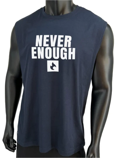 MEN'S SLEEVELESS SHIRT - NEVER ENOUGH