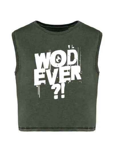 LADIES CROP TANKTOP - WOD EVER?!