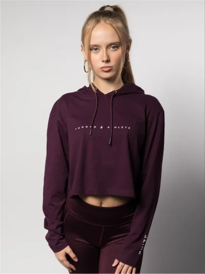 CROPPED LONGSLEEVE - MULBERRY