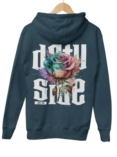 OVERSIZED HOODIE - DRTYSIDE ROSE