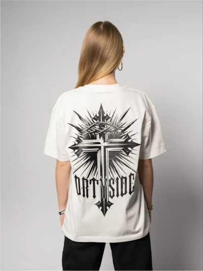 OVERSIZED SHIRT - THORN CROSS